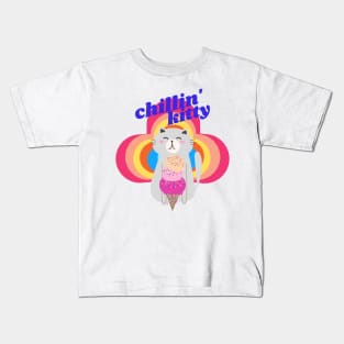 Chillin' Kitty Kids T-Shirt